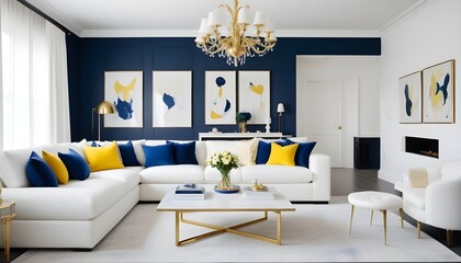 Photo interior modern design room 3d illustration