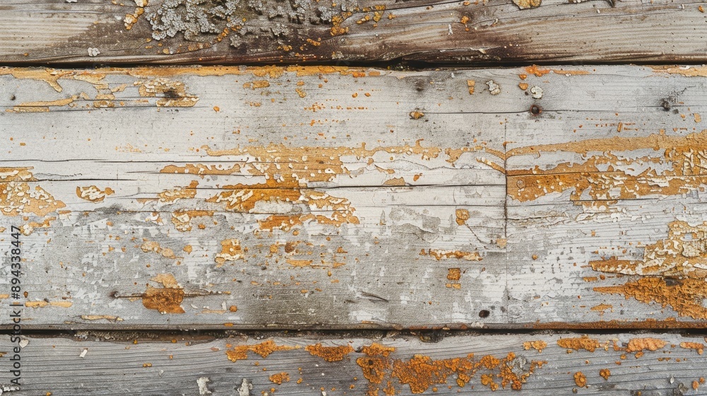 Poster subtle focus on light colored wood with mold and minimal pattern for textural background