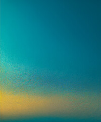 Yellow orange gold coral peach pink brown teal blue abstract background for design. Color gradient, ombre. Matte, shimmer. Grain, rough, noise. Colorful.