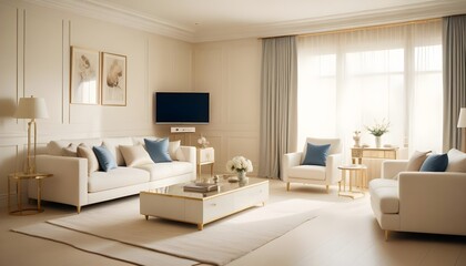 Photo interior modern design room 3d illustration
