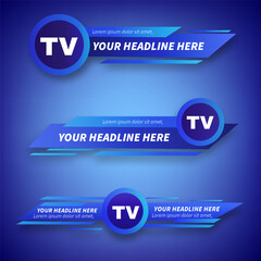 Text tittle banner collection