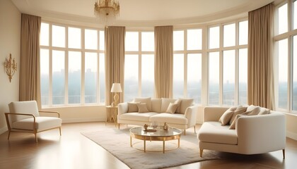 Fototapeta premium Photo interior modern design room 3d illustration