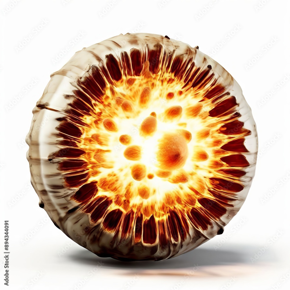 Poster high explosive shell a shell filled with a highly explosive mate