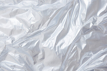 Obraz premium Processed collage of transparent cellophane plastic foil texture. Background for banner, backdrop