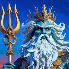 King Triton Rule the kingdom of Atlantica as the powerful ocean