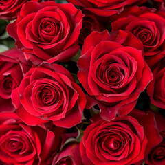 Red roses background. Romance love valentine day decoration bouquet bloom.