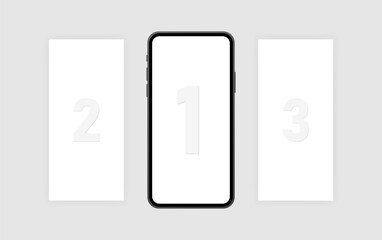 Smartphone icon. Mockup icon. Flat style. Vector icon.