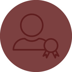 Expertise Vector Line Maroon Circle Maroon
