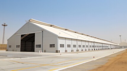 Fototapeta premium Modular Industrial Warehouse Tent 