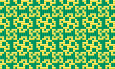 Seamless traditional woven pattern called Anyaman
