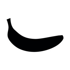 Banana Fruit black silhouette