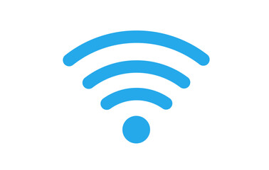 Wifi and Wireless icon. Internet connection. Wi-fi Wireless Network icon. Vector illustration
