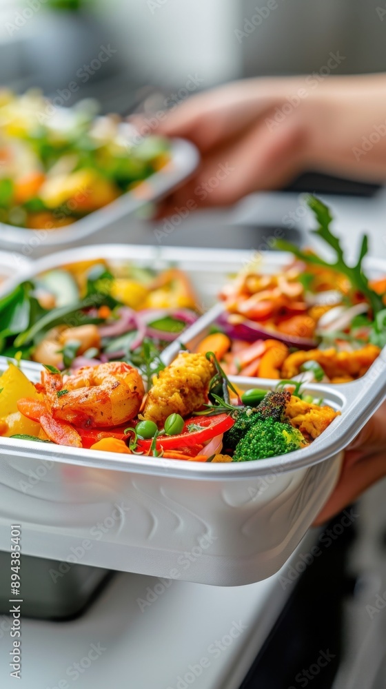 Poster food order tracking interface, a user-friendly digital dashboard displaying real-time updates on foo