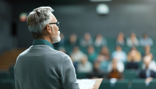 University events, guest speaker giving a lecture