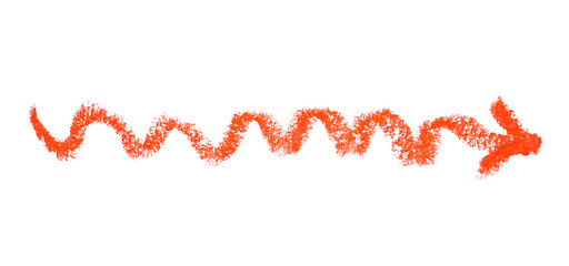 Arrow. Realistic rough black marker. Set of ink lines. The doodle is drawn on a white isolated background with a black marker. Hand painted. Black marker on paper isolated on white background

