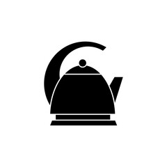 Kettle icon vector. Teapot illustration sign. Pot symbol. Teakettle logo.