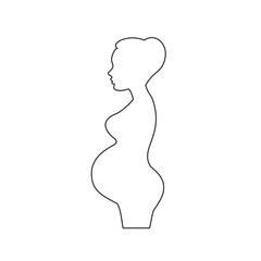 Pregnant icon vector sign isolated for graphic and web design. pregnant symbol template color editable