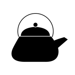 Kettle icon vector. Teapot illustration sign. Pot symbol. Teakettle logo.
