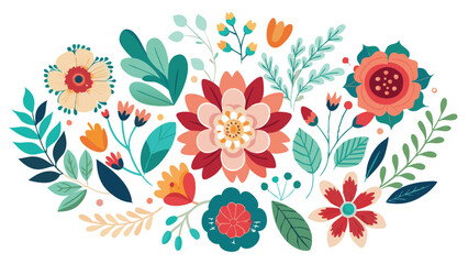 Set of floral universal artistic templates white background. ready for print greeting cards, invitations, flyers and other graphic design