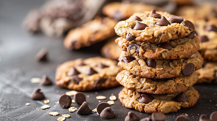 Homemade oatmeal cookie
