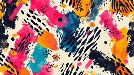 Obraz premium Abstract Watercolor Pattern