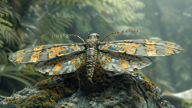 Dipterus from the Devonian era 3D illustration