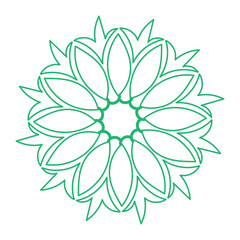 Flower Line Art for tattoo design