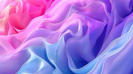 Fototapeta premium 3dbackground, fluid shapes, gradient, smooth transitions, colorful abstract