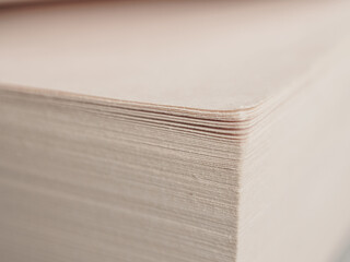 Close-up of a book page capturing text. Ideal image for literature, reading and education themes