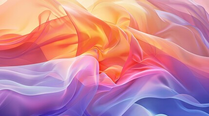 Obraz premium An abstract background with smooth gradients and organic shapes in soothing colors