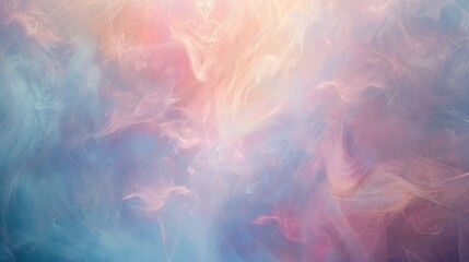An abstract background with soft, blurred patterns and a calming, pastel palette