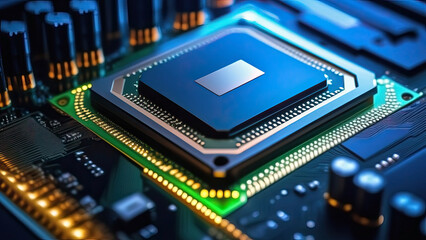 Fototapeta premium Advanced Processor Technology for High-Performance Computing