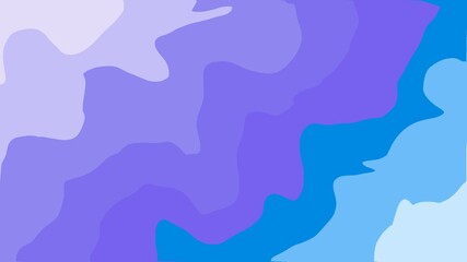 Blue background with waves