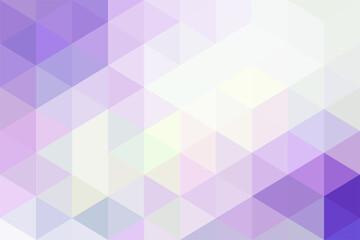 Obraz premium Mosaic magenta pixel background with copy space. Gradient abstract tile background. Artistic polygonal background.