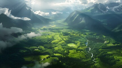 The valley from above where open spaces img