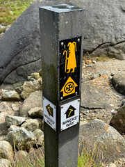 Miners way and St Kevin way in Wicklow Mountains, Irealnd