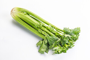 Vegan cuisine - celery stems with leaf