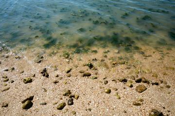 Coastline picture on charente maritime  atlantic ocean