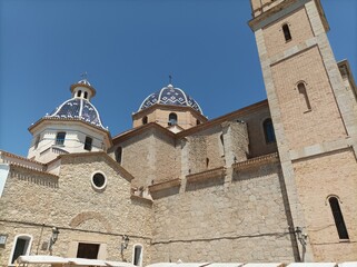 Church of Our Lady of Consuelo in Altea Spain.