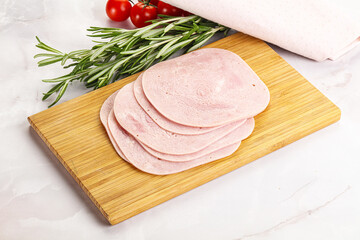 Sliced pork ham for sandwiches