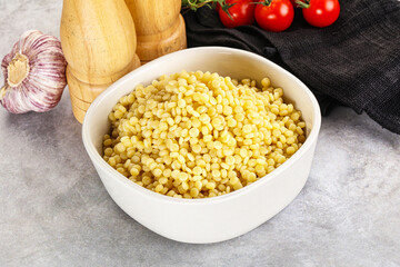 Organic wheat pasta - boiled ptitim