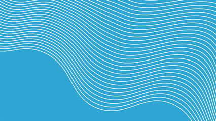 Cyan blue abstract background with curve line for backdrop or presentation