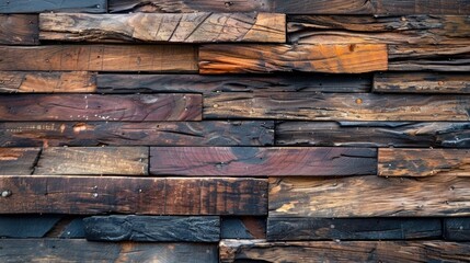 Vintage Teak Wood Texture Background