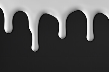 흐르는 액체 하얀 우유