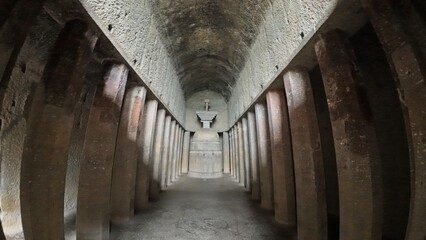 chaitya hall of Bedse Cave, Maval taluka, Pune, Maharashtra