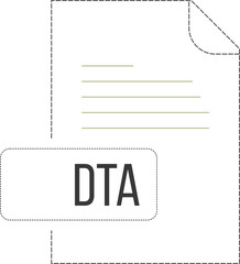 DTA  icon black dashed outline v1