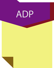 ADP  File format minimal icon