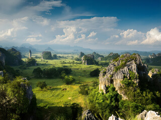 Obraz premium landscape ion the mountains