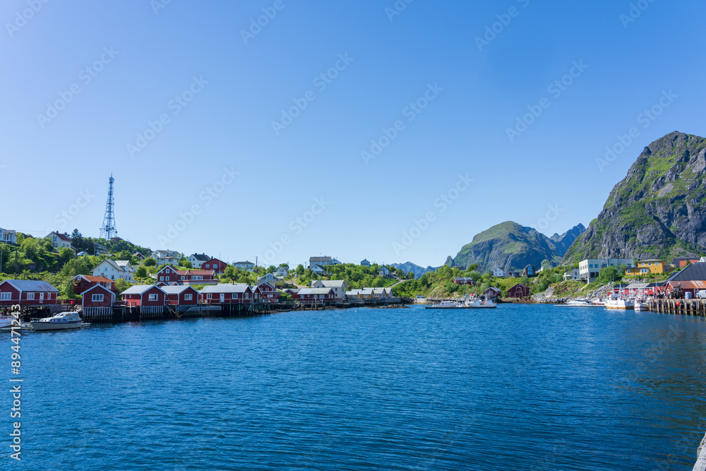 Wall mural From Sørvågen, Moskenes, Lofoten, Norway