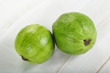 Fresh ripe green Guava fruit